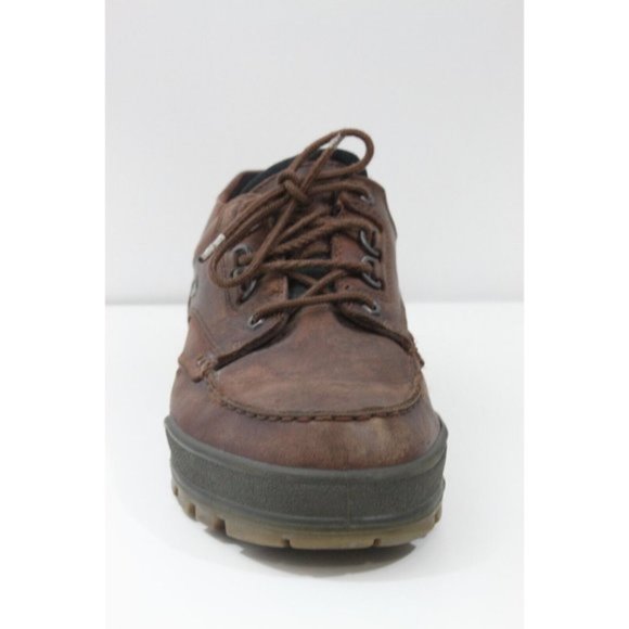 Ecco Men Shoes Track 25 Gore Tex Arch Support Comfort Leather - Picture 9 of 11